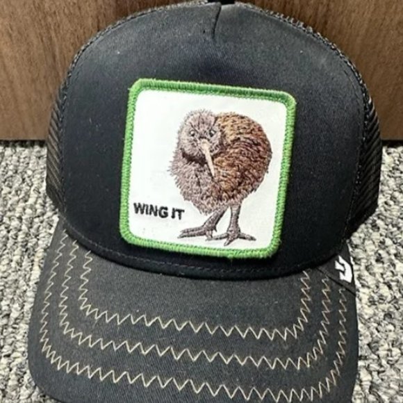 Goorin Farm Trucker Baseball WING IT Kiwi Bird Baby Chic